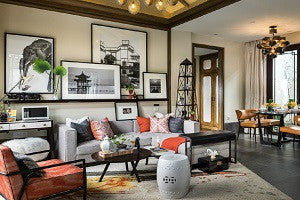*Quick Read* Decorative Pillows in Model Homes - Bright and Fresh Livingrooms